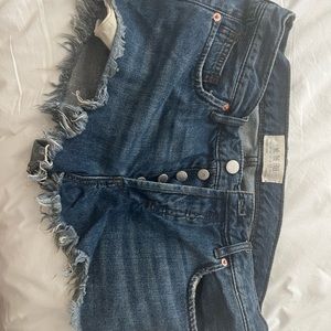 Free people Jean shorts
